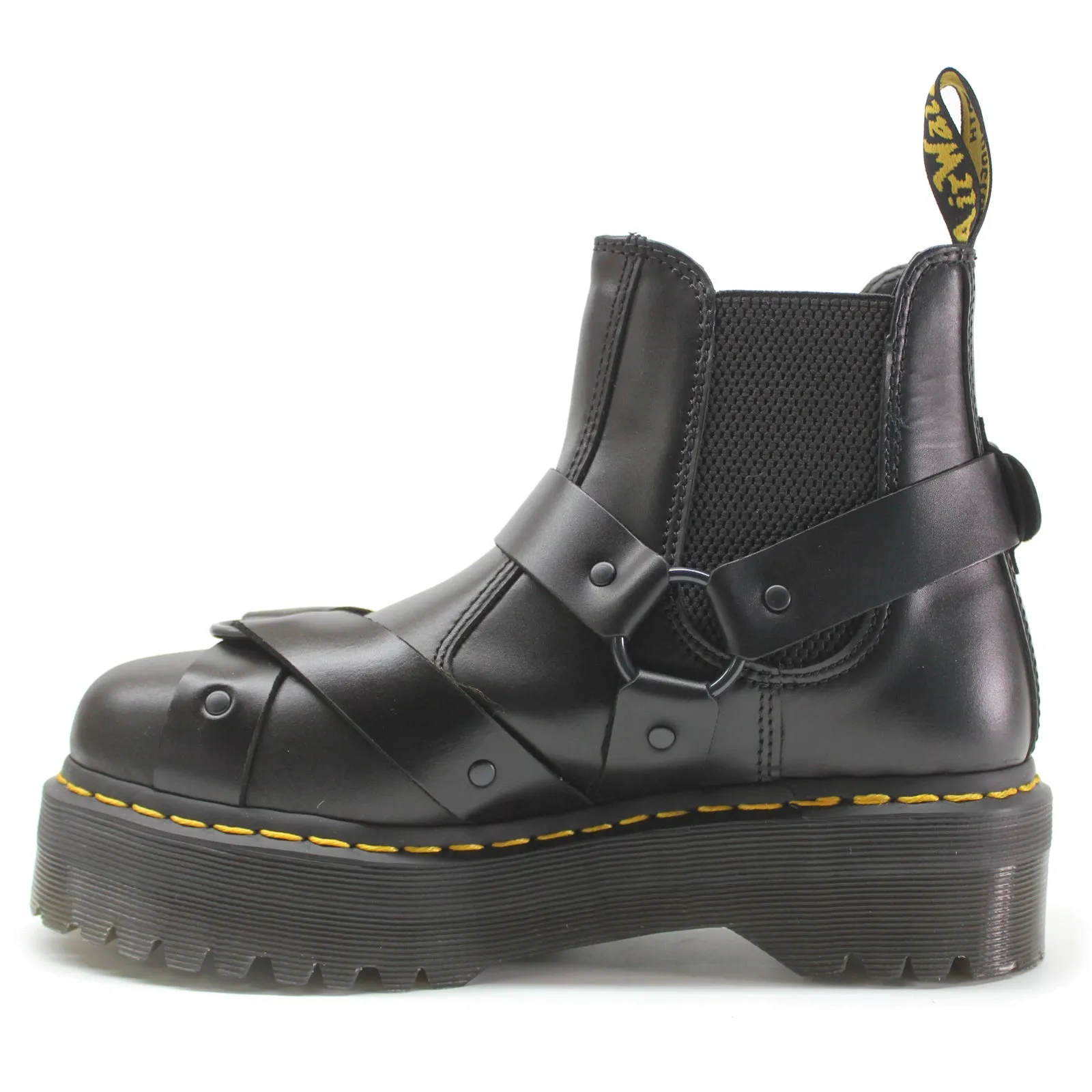 2976 Quad Harness Paris Leather Unisex Hook and Loop Boots - UK 6.5 - US 8.5 Women / 7.5 Men - EU 40