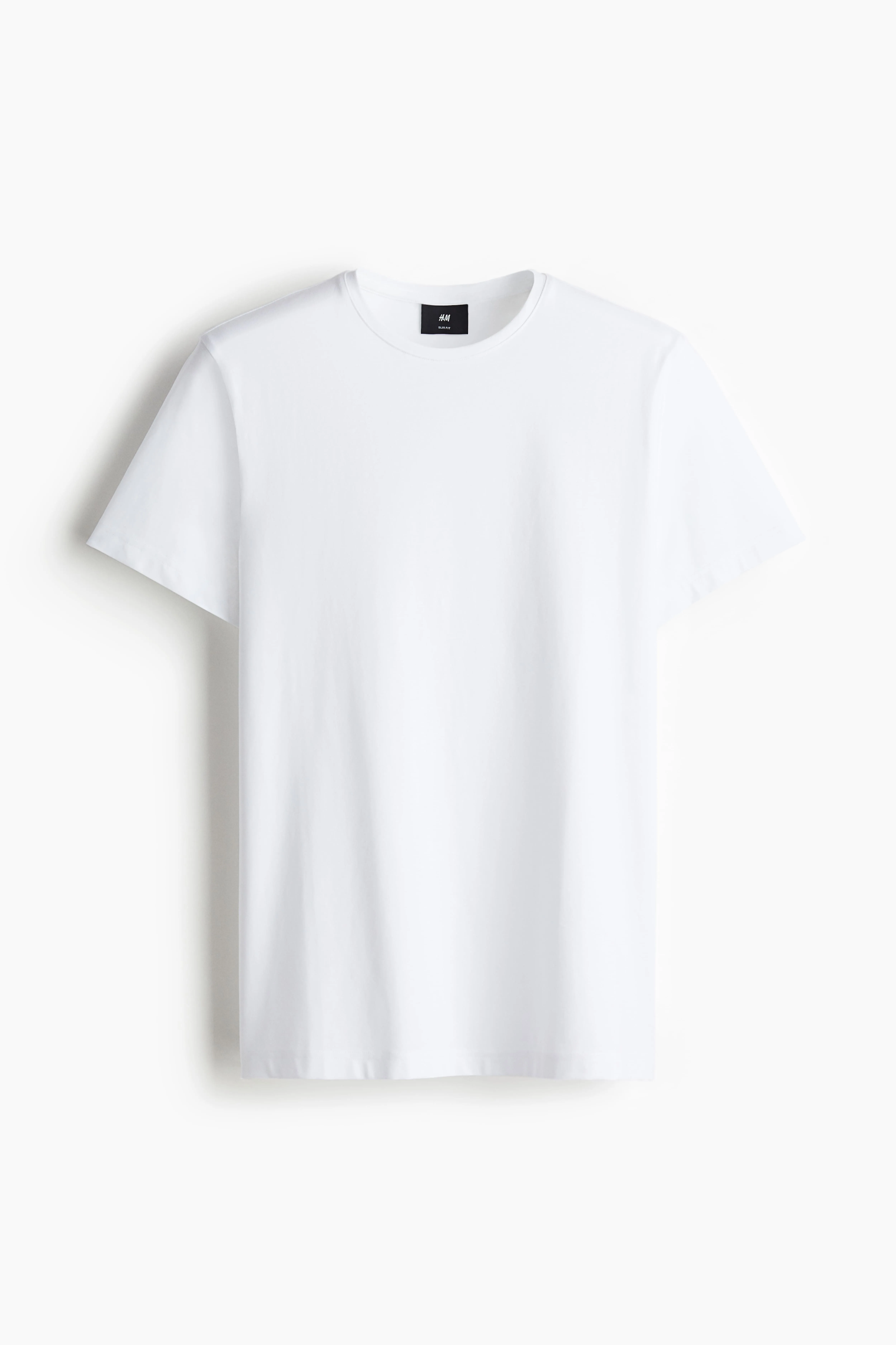 5-pack Slim Fit T-shirts - Round neck - Short sleeve - White - Men | H&M GB