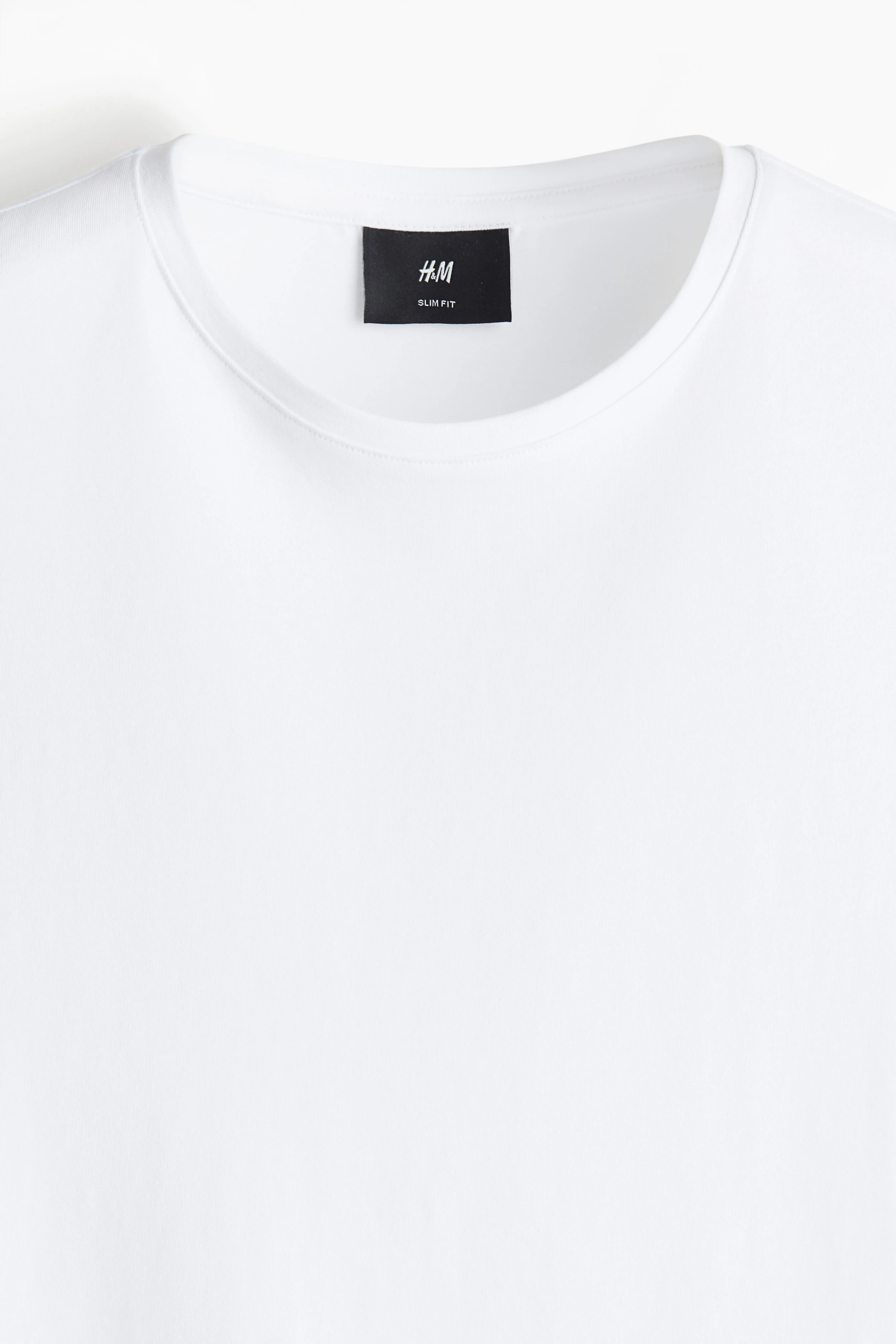 5-pack Slim Fit T-shirts - Round neck - Short sleeve - White - Men | H&M GB