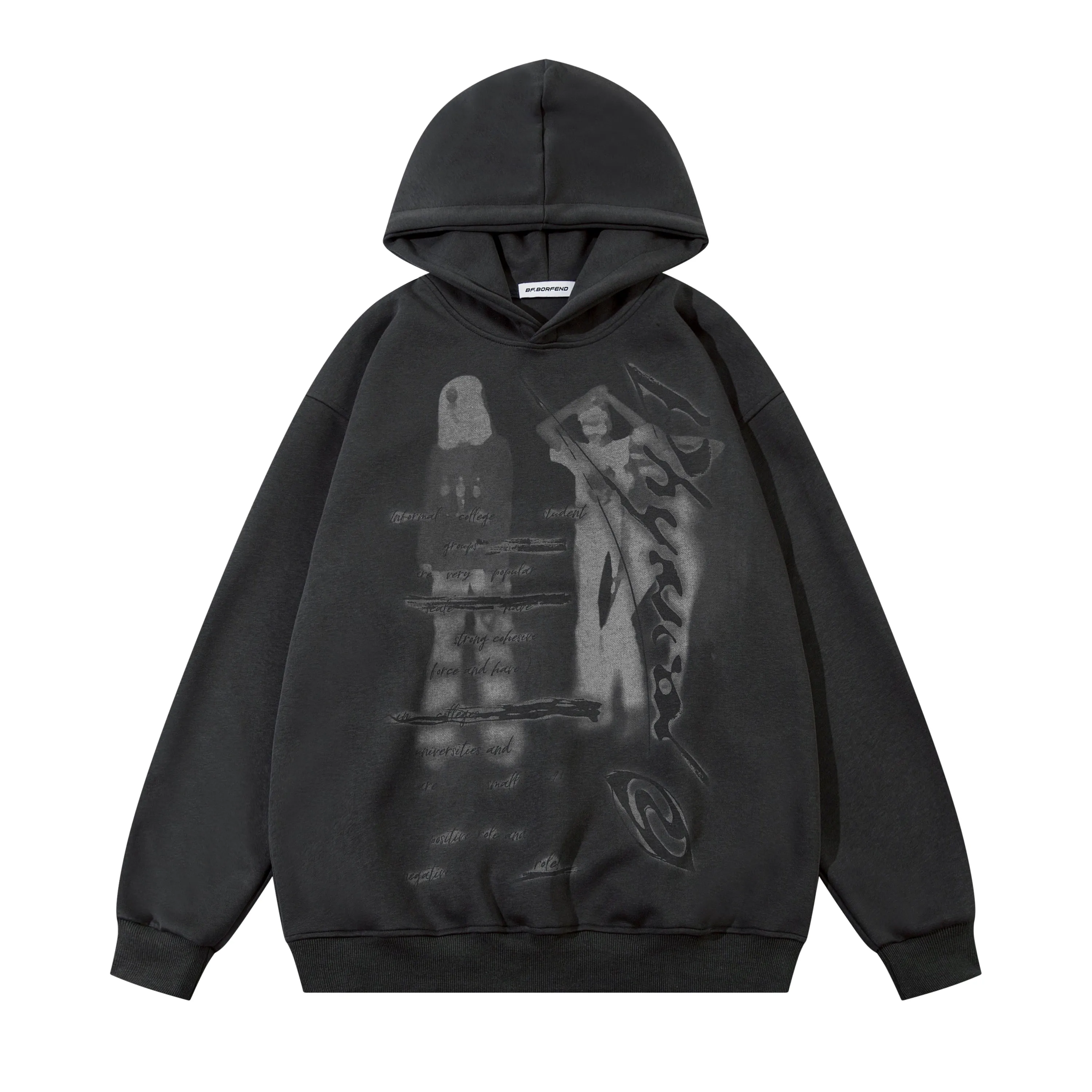 Abstract Vision | Oversized Graphic Hoodie