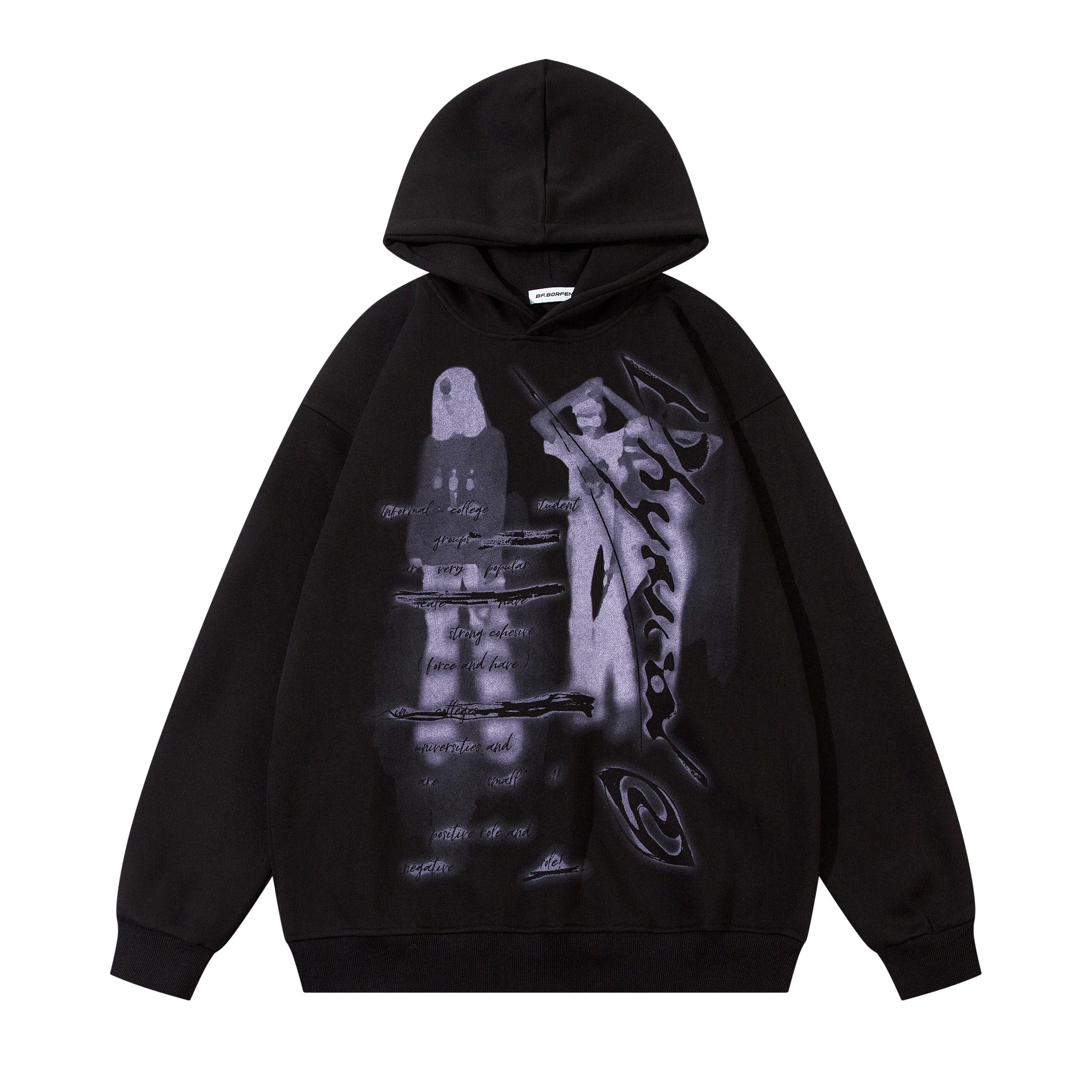 Abstract Vision | Oversized Graphic Hoodie