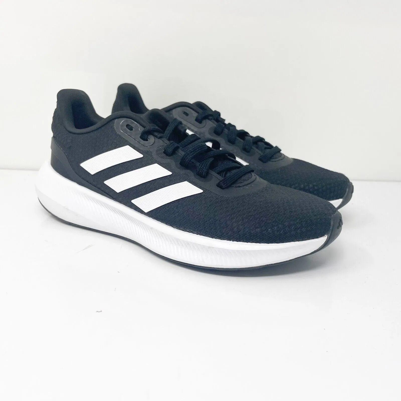 Adidas Womens Runfalcon 3.0 HP7556 Black Running Shoes Sneakers Size 7