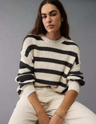 AE Striped Long Weekend Sweater-