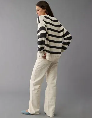 AE Striped Long Weekend Sweater-