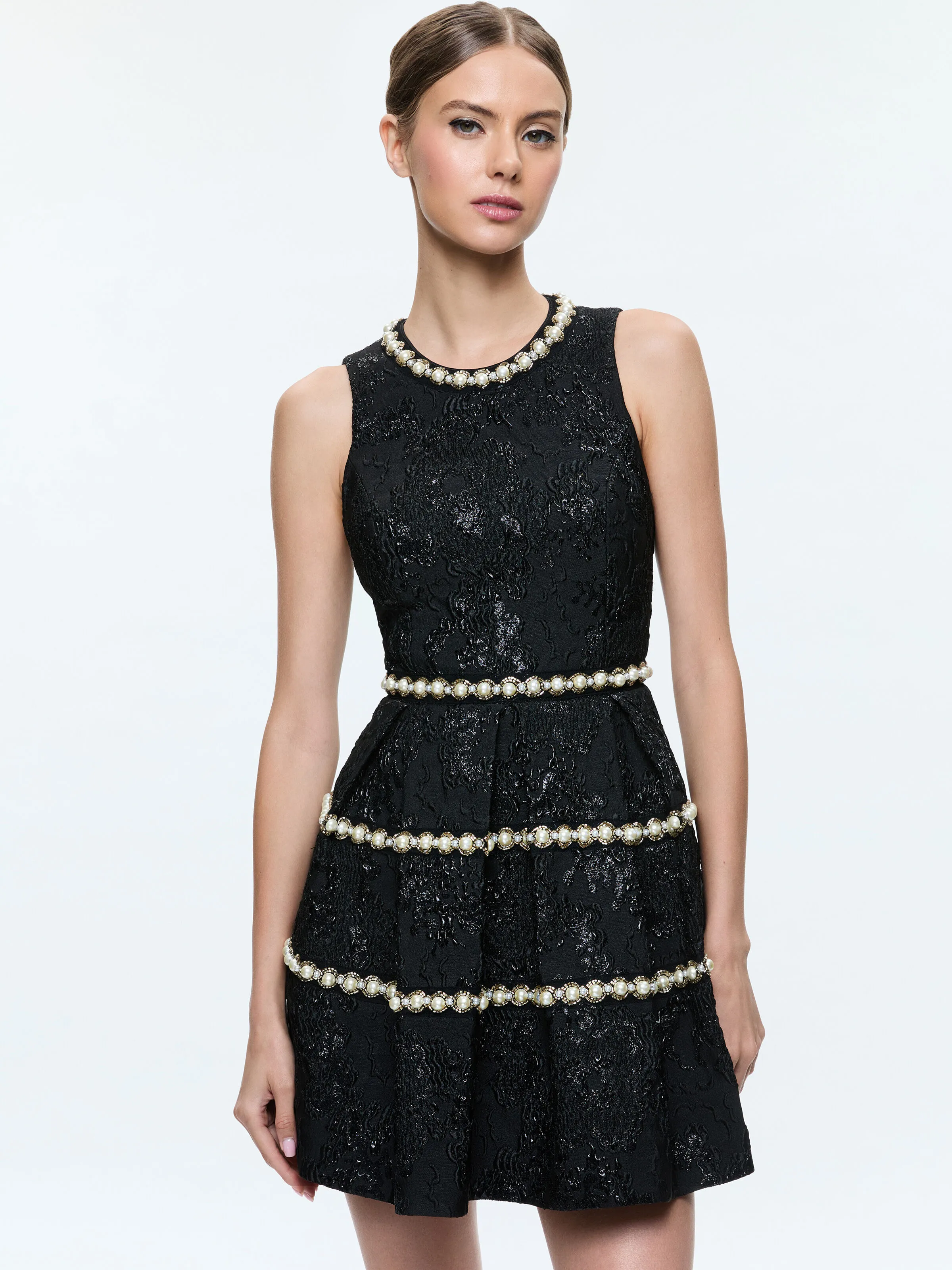 ALISTAIR EMBELLISHED MINI GOWN