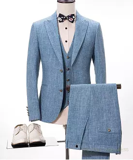 Ambition Light Blue 3 Piece Suit