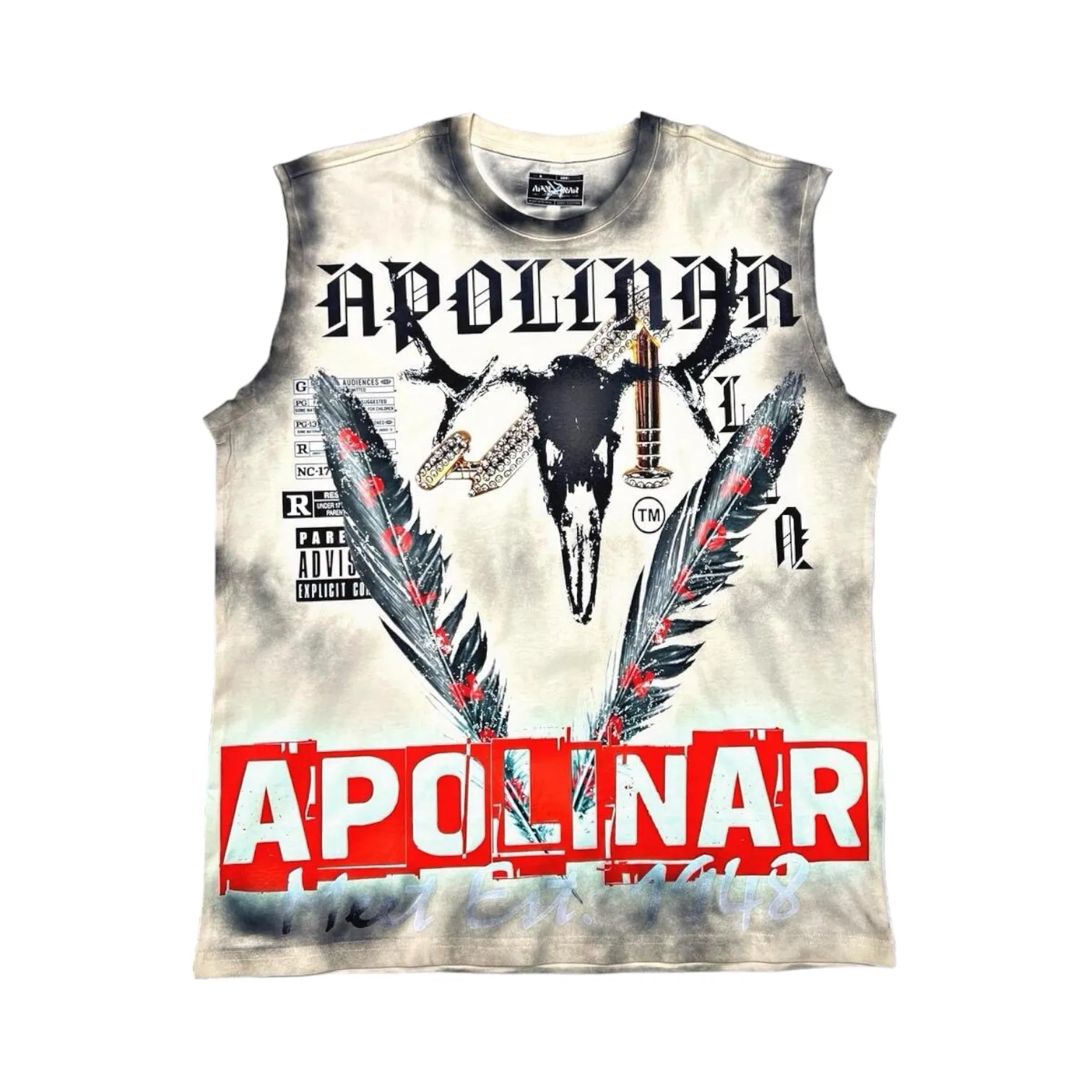 APOLINAR: Saloon Sleeveless Tee MUS-106