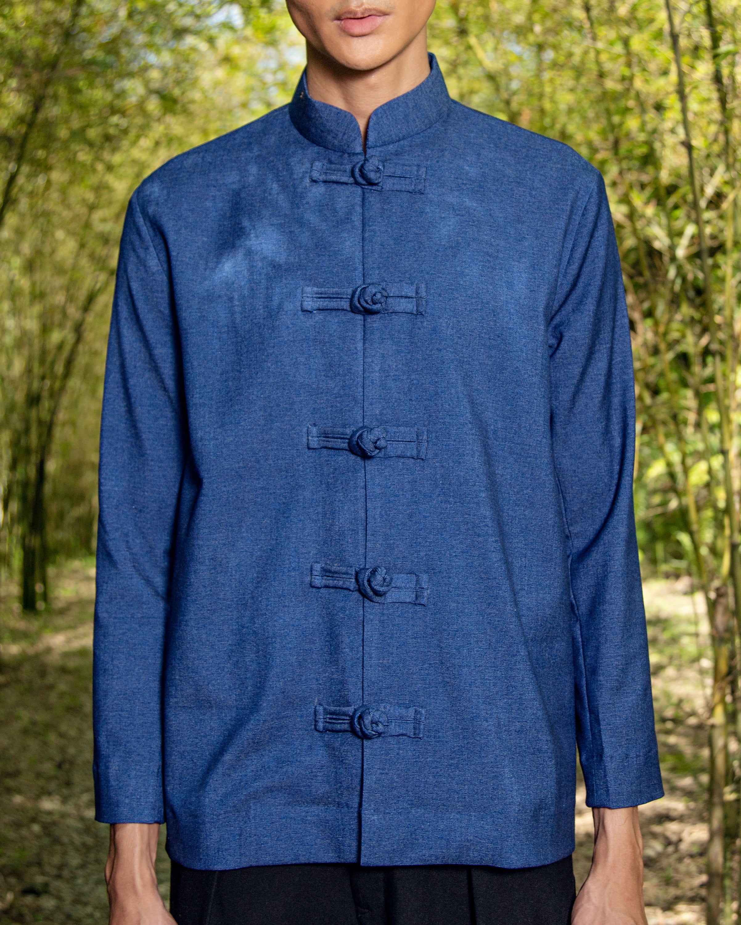 Baju Tang Suit (Dark Denim)