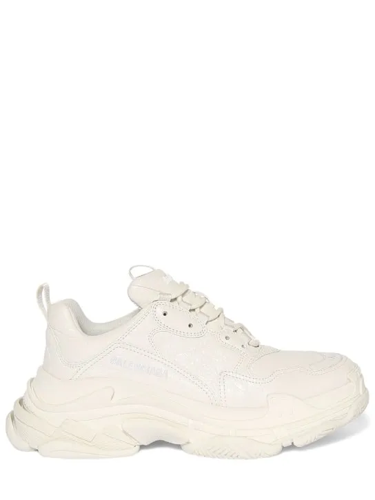 Balenciaga   60mm Triple S leather sneakers 