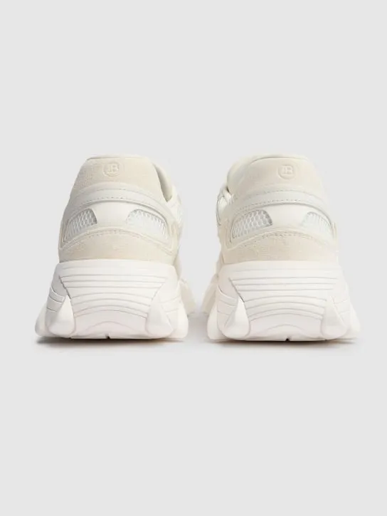 Balmain   B-East suede low sneakers 