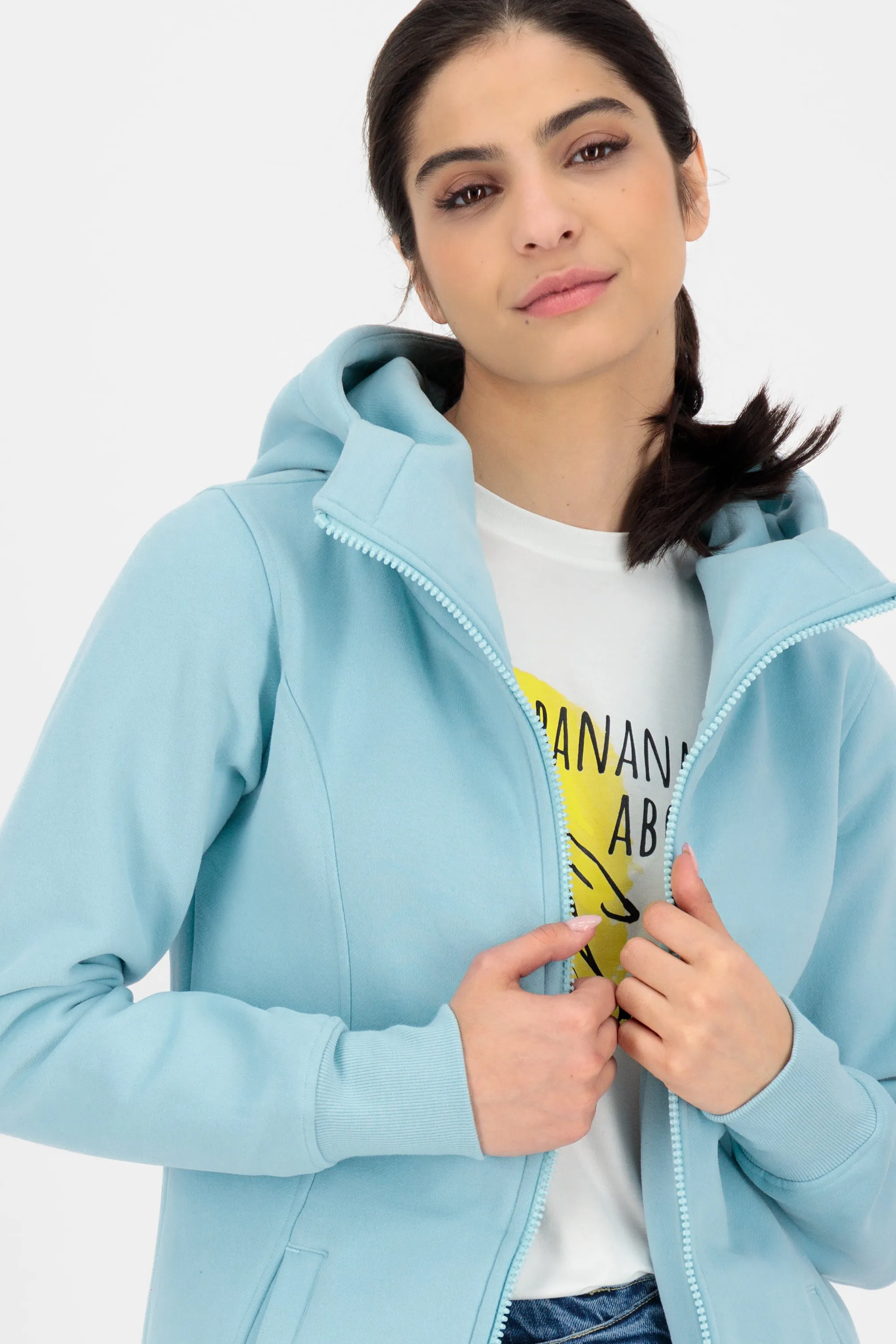 BernadetteAK A Sweat Jacket Hellblau