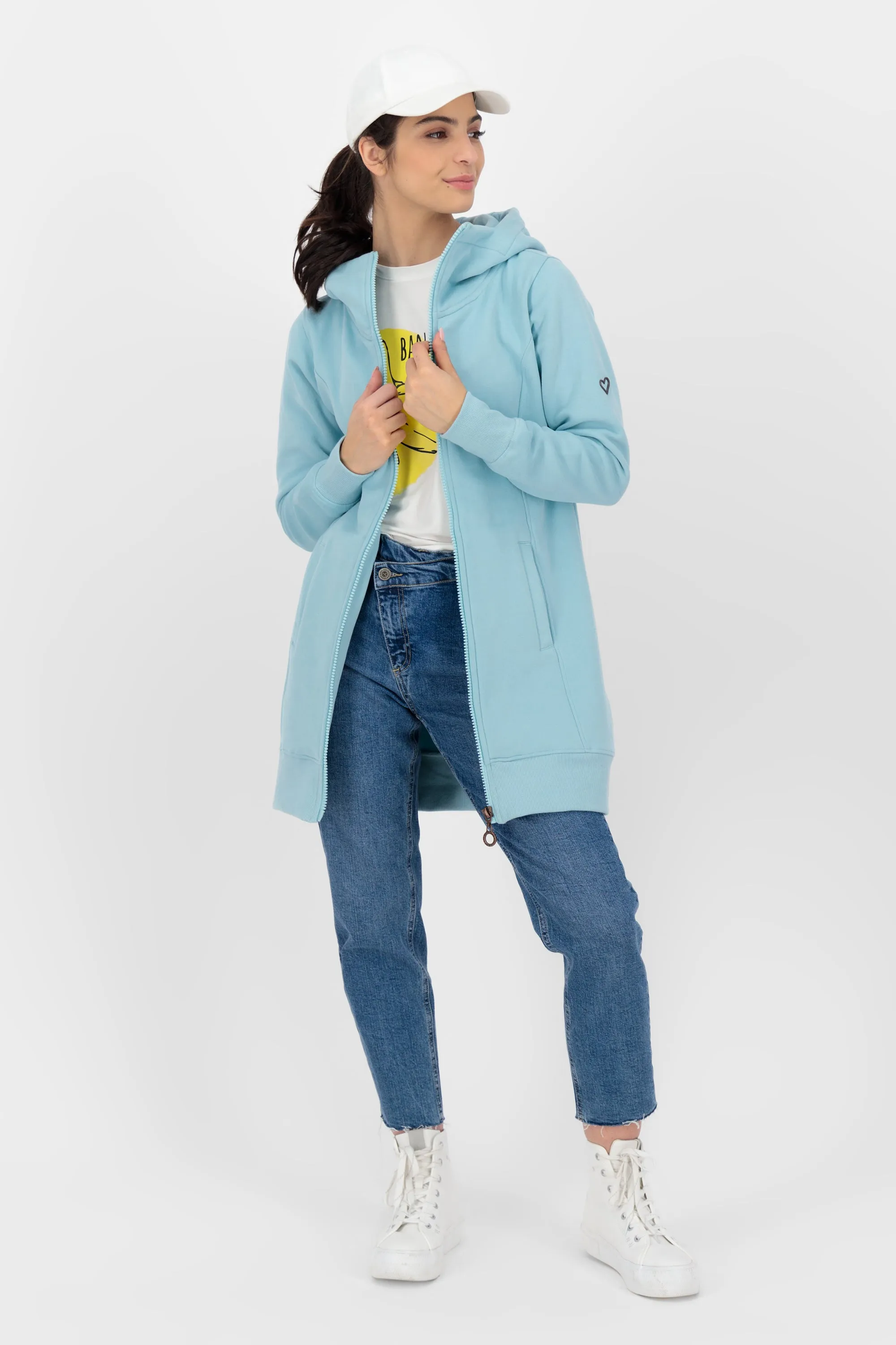 BernadetteAK A Sweat Jacket Hellblau