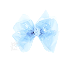 Beyond Creations - Large Waterproof Bow Clip in Millennium Blue