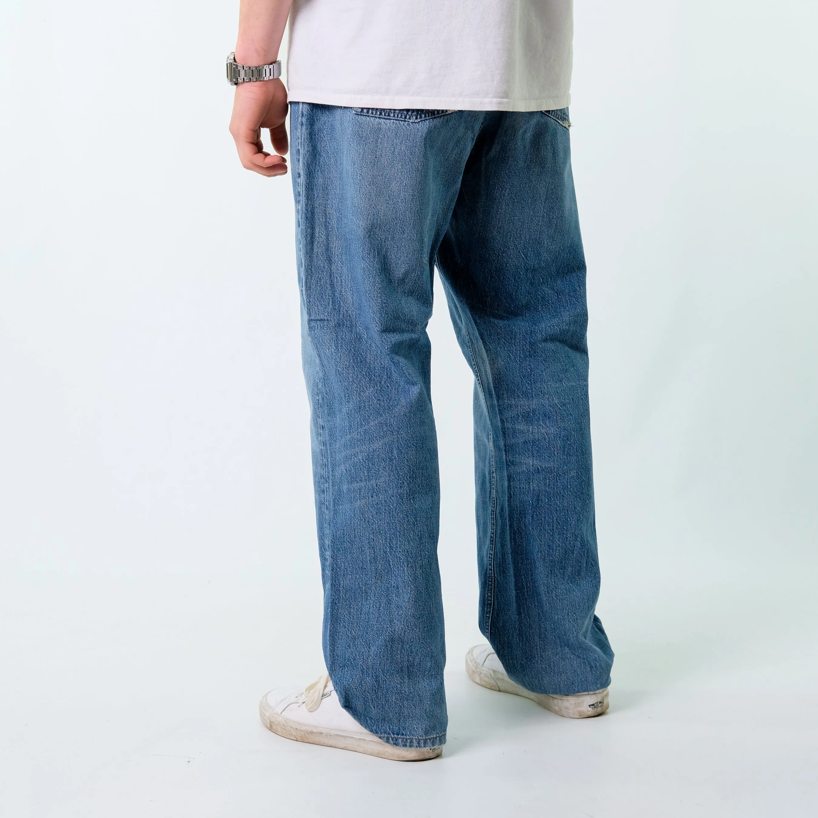 Blue 90s Polo Ralph Lauren Denim Jeans Pants (38x34)