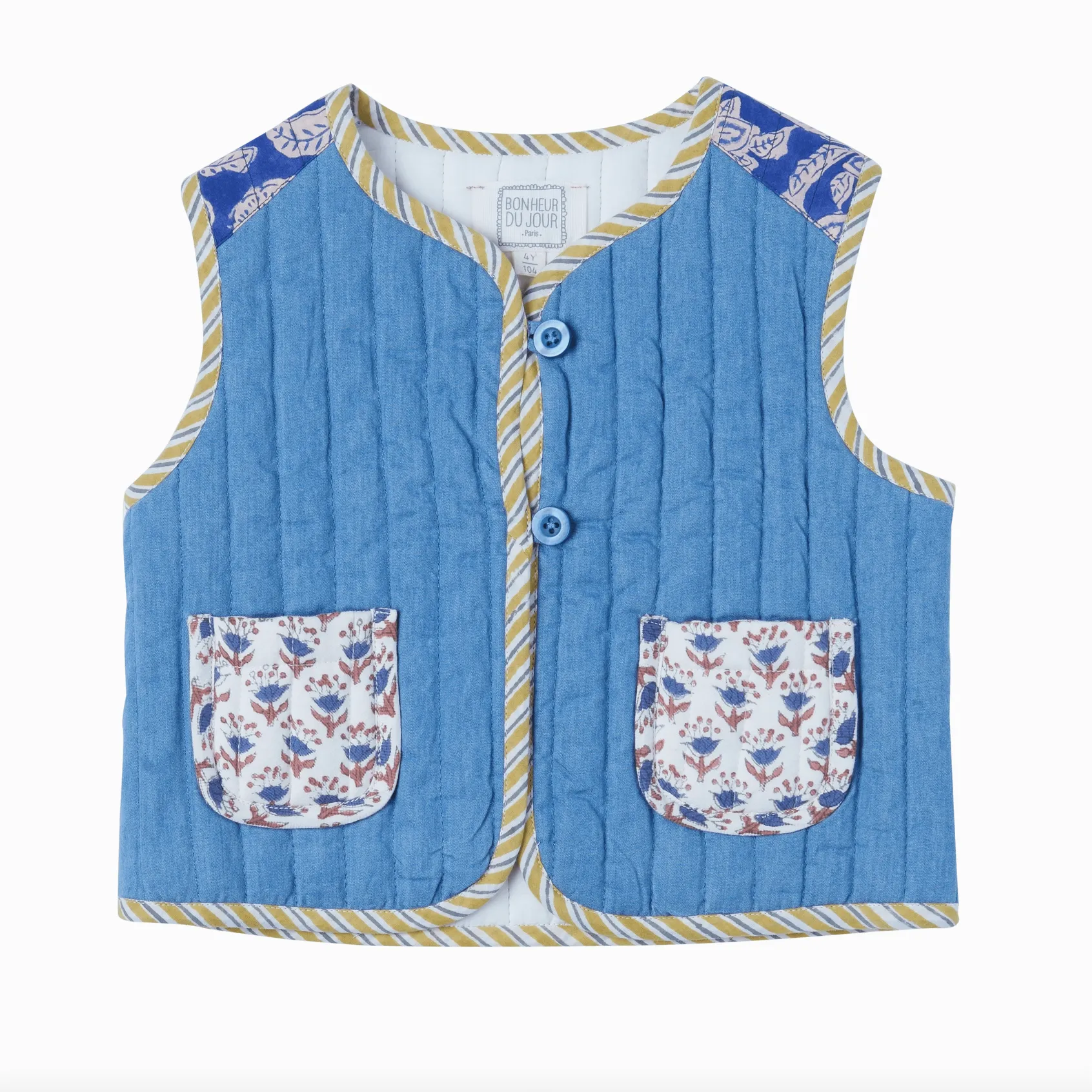 BOHEMIAN WAISTCOAT YUKO DENIM VEST