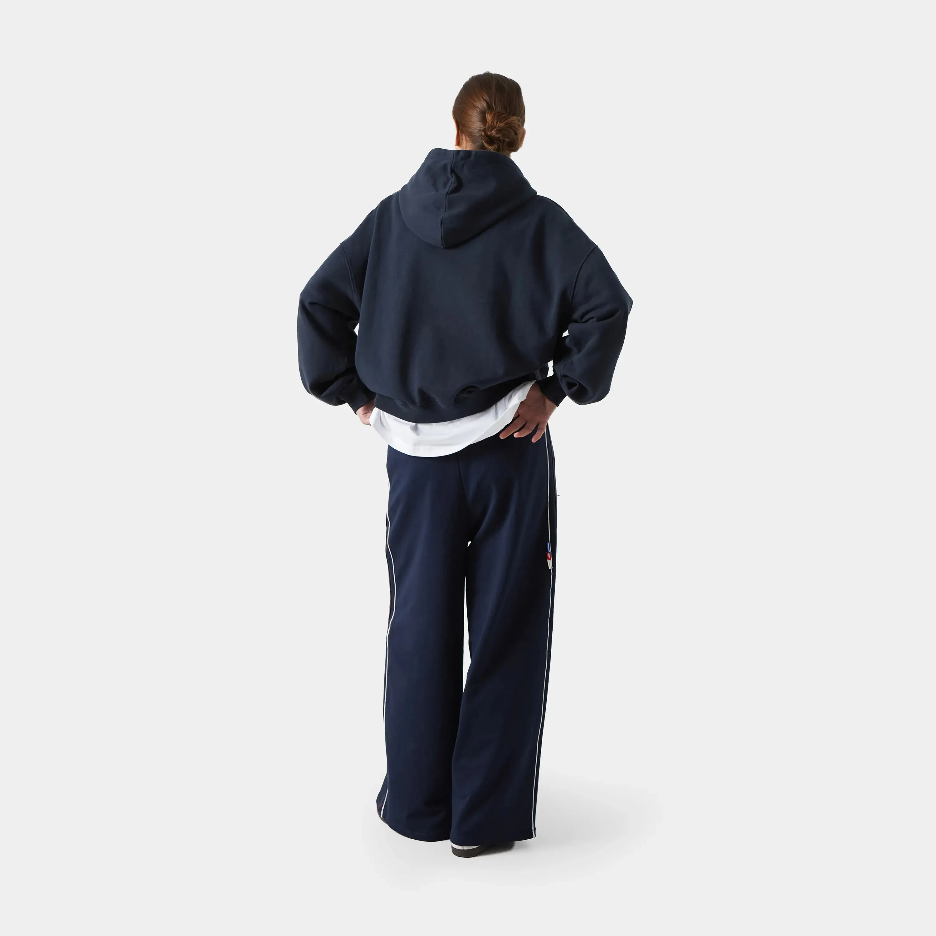 Box Navy Oversized Hoodie