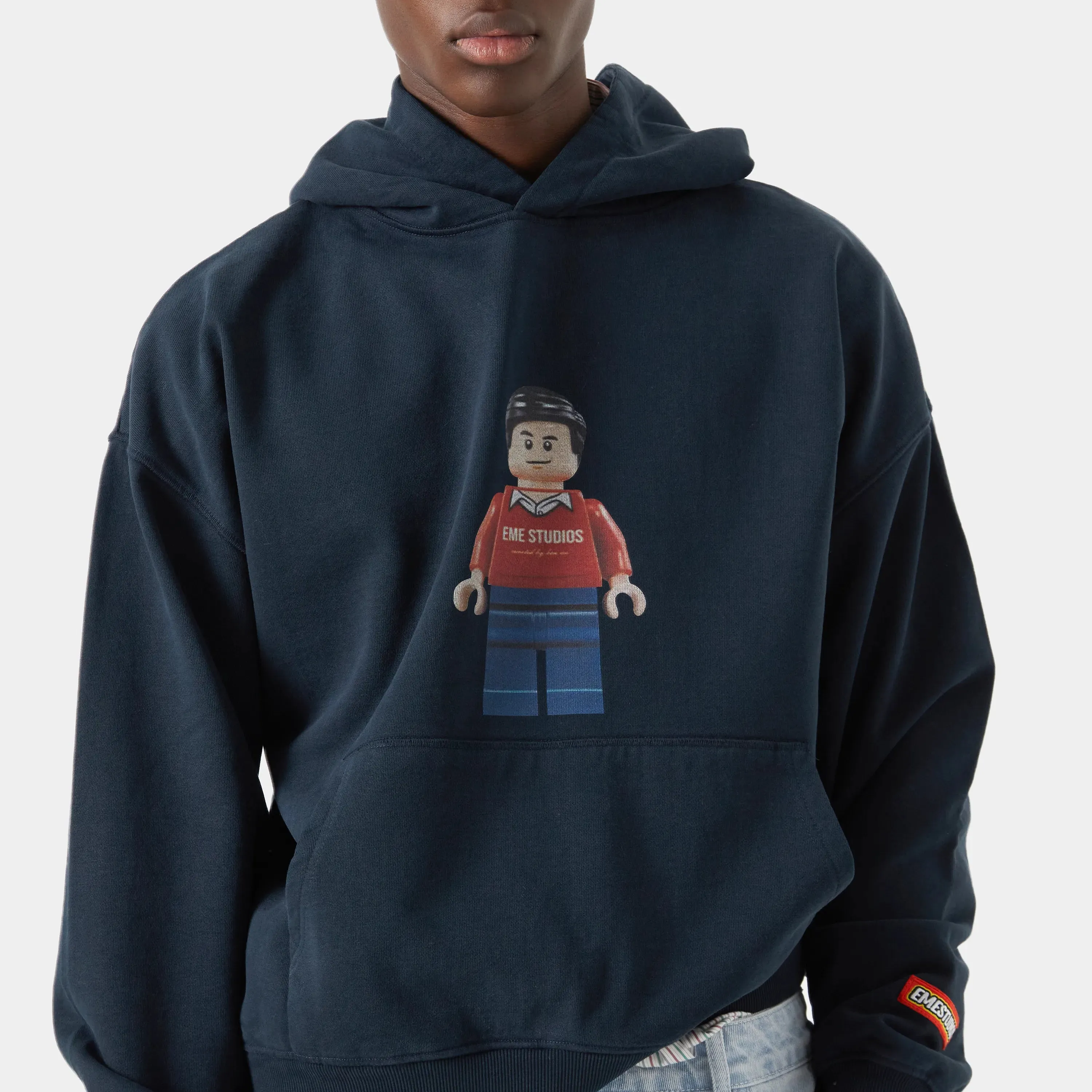 Brick Navy Hoodie