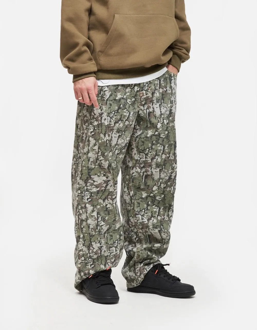 Butter Goods Bark Camo Denim Jeans - Army