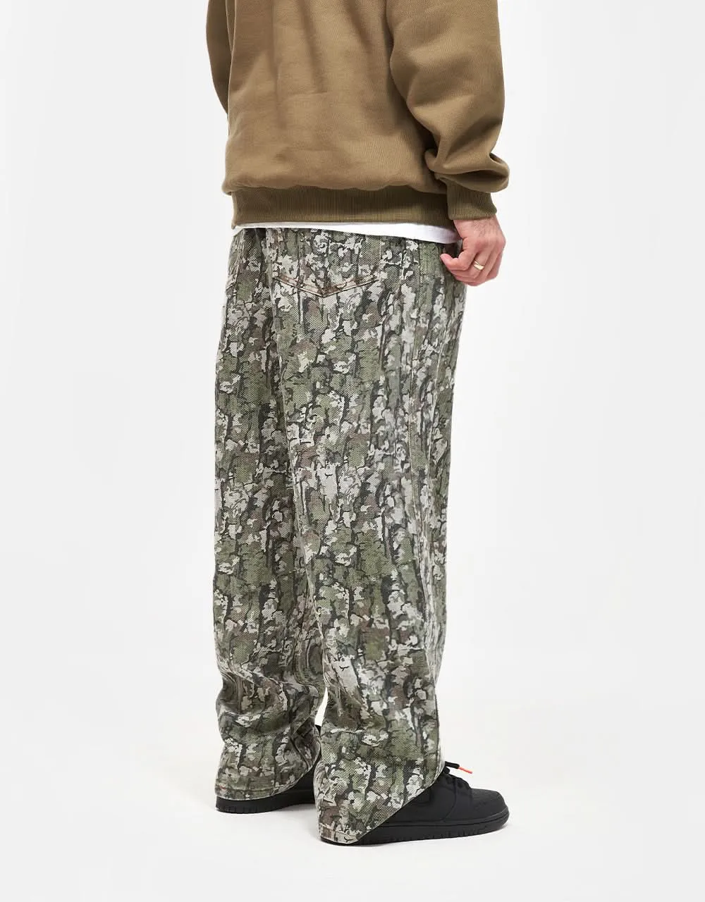 Butter Goods Bark Camo Denim Jeans - Army