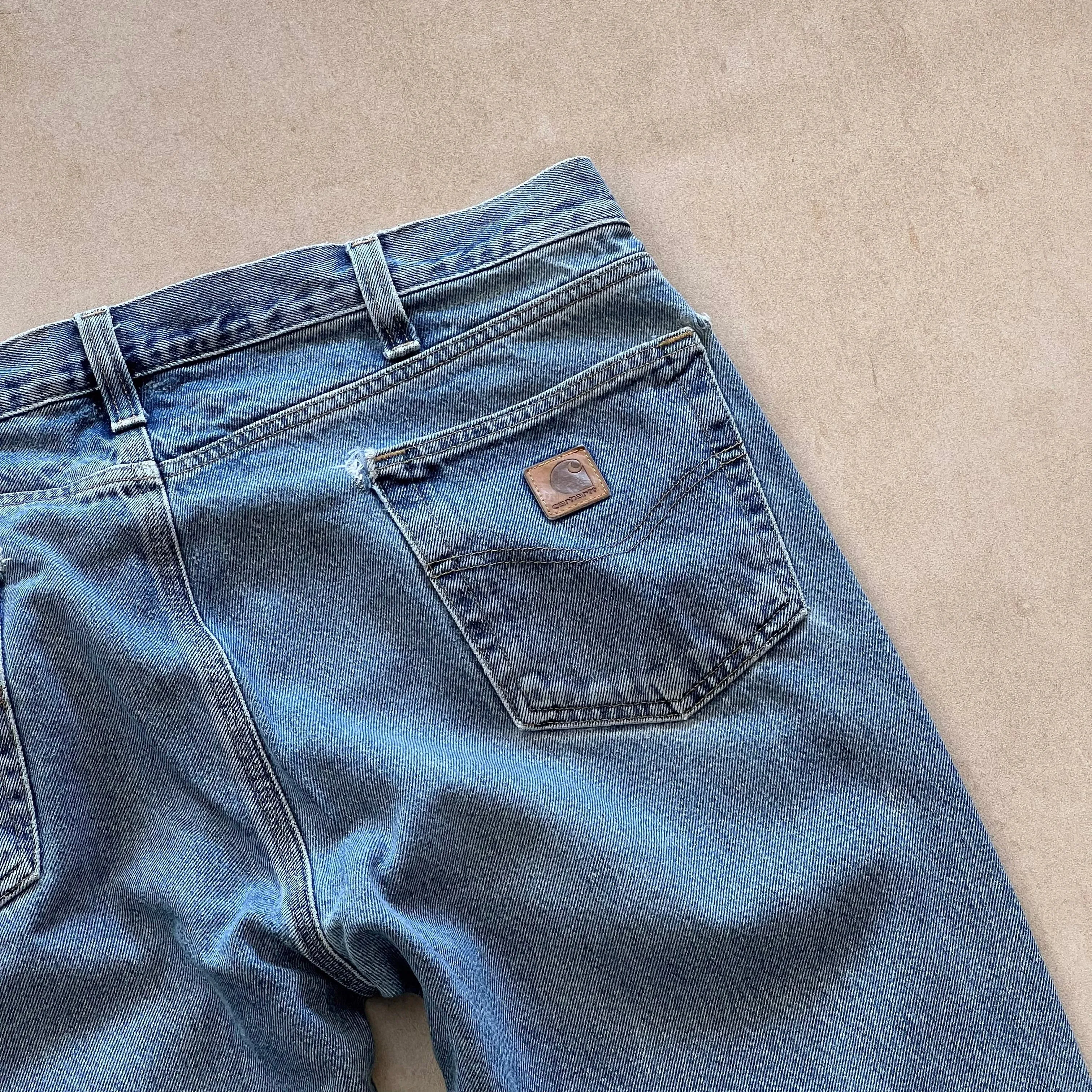 Carhartt Light Blue Denim Jeans - 32in