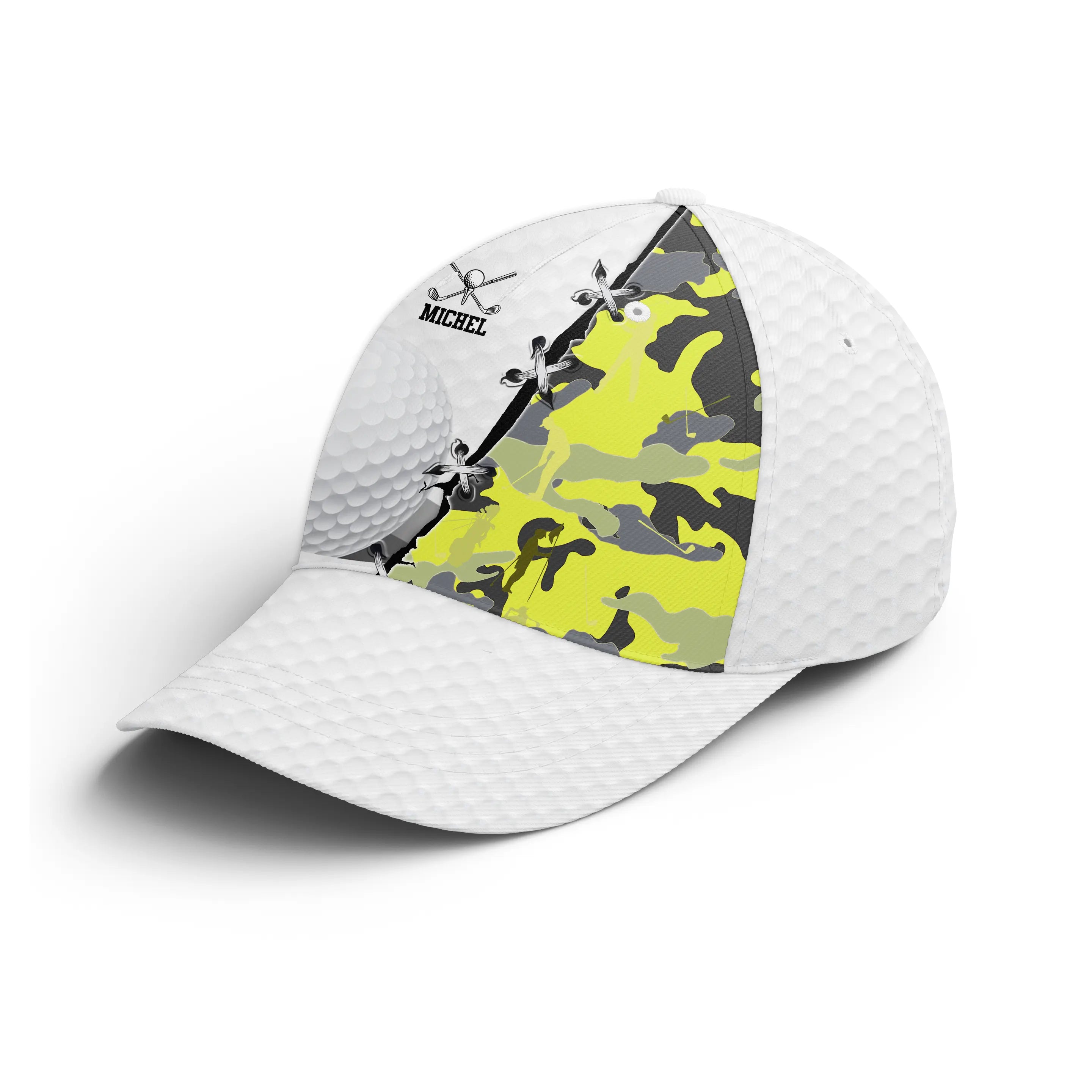 Casquette De Golf Performance, Motifs Balle de Golf, Camouflage, Cadeau Personnalisé Idéal Pour Fans De Golf - CTS25052226