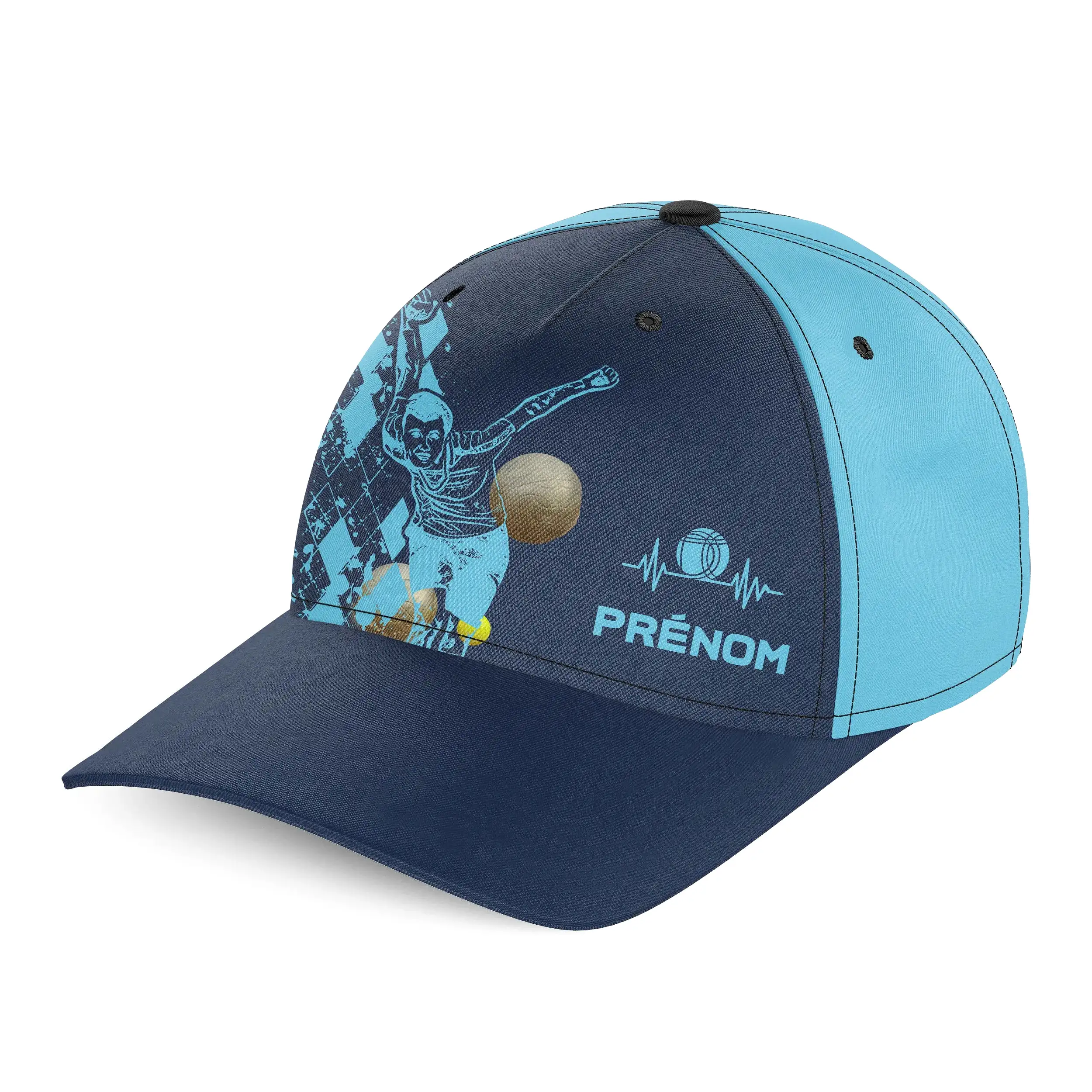 Casquette Performance Personnalisée Boule Lyonnaise, Cadeau Original Bouliste- CT28122342