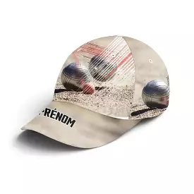 Casquette Performance Pétanque, Cadeau Personnalisé Bouliste, Boule De Pétanque - CT14122222