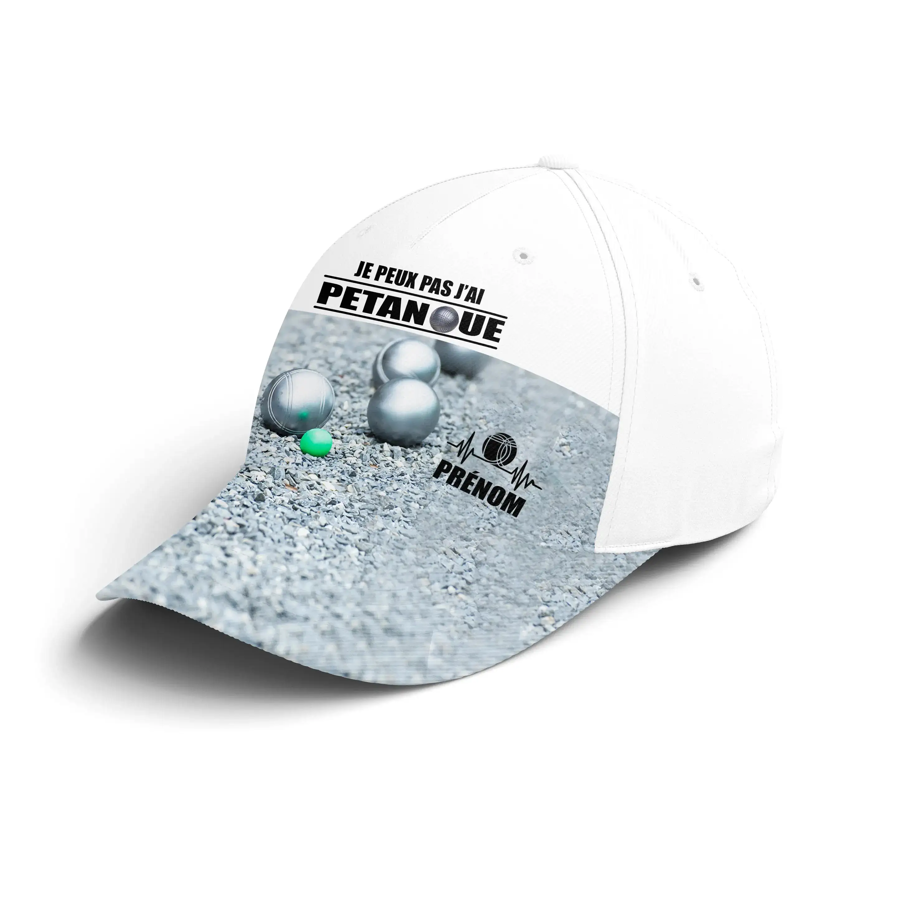 Casquette Performance Pétanque, Cadeau Personnalisé Bouliste, Boule De Pétanque, Je Peux Pas J'ai Pétanque - CT14072321