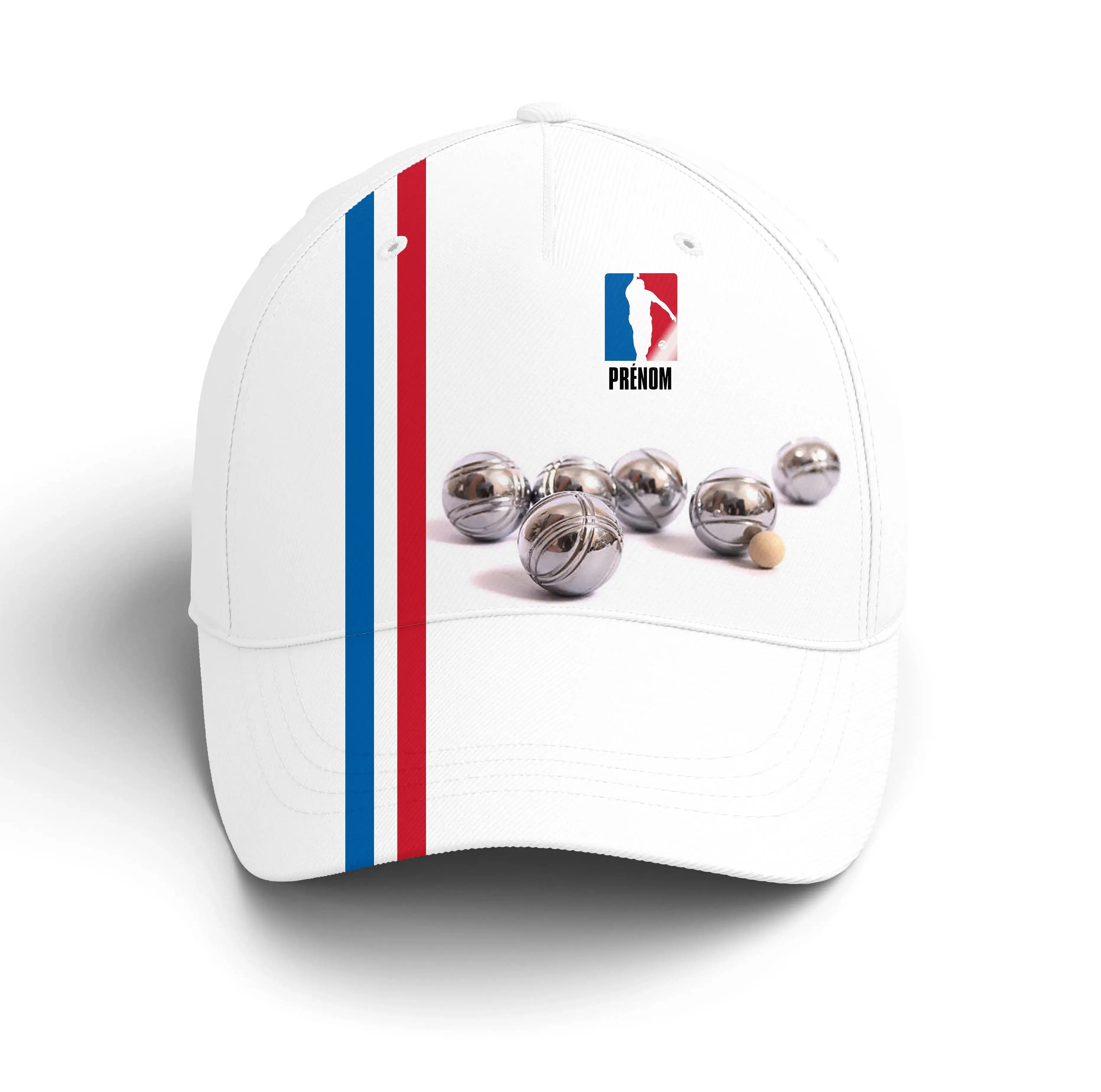 Casquette Performance Pétanque, Cadeau Personnalisé Bouliste, Drapeau France, Boule De Pétanque - CT14122223