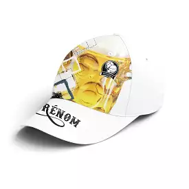 Casquette Performance Pétanque, Cadeau Personnalisé Bouliste, Motif Bière Et Pétanque - CT14122221