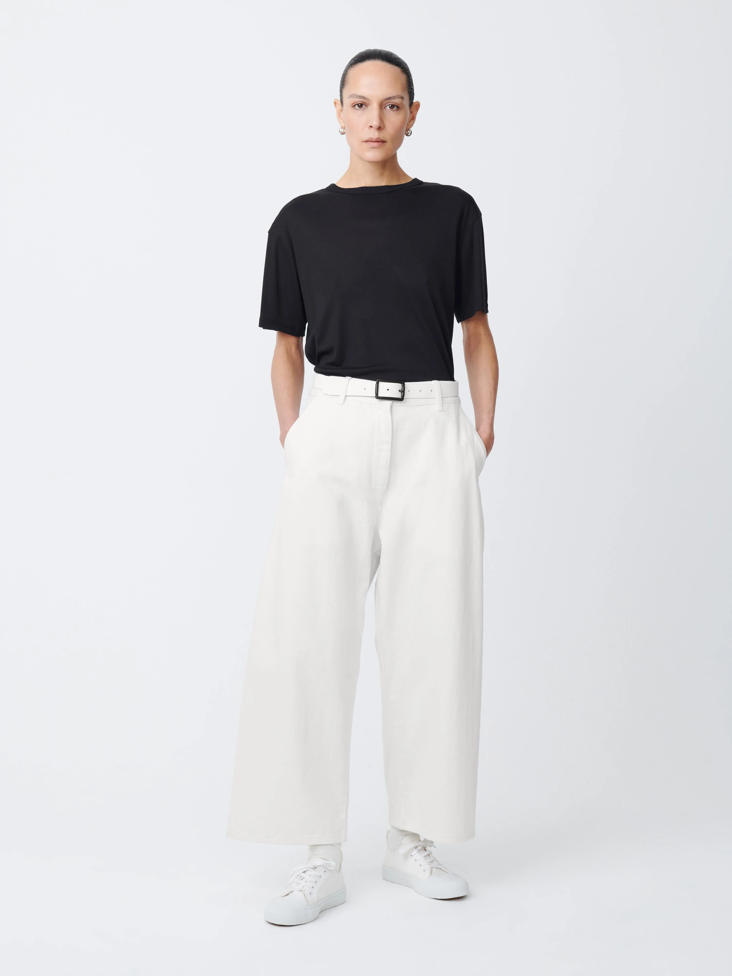 Chalco Denim Pant in Parchment