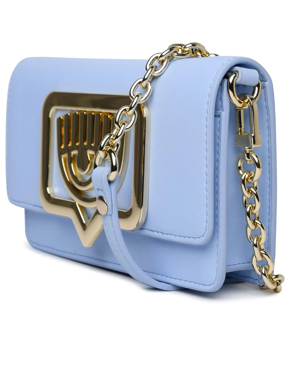 Chiara Ferragni    Chiara Ferragni 'Eyelike' Light Blue Polyester Crossbody Bag