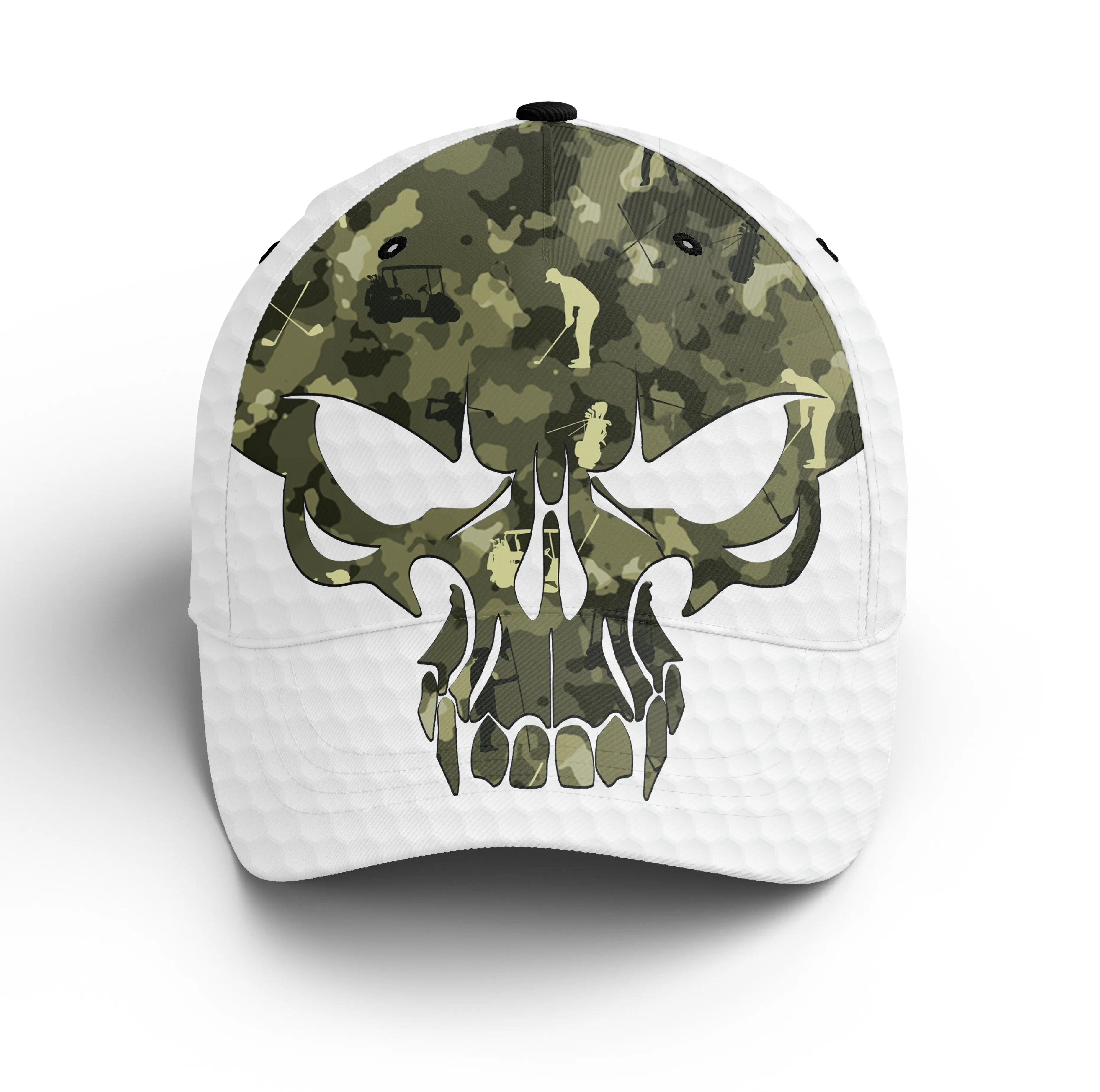 Chiptshirts - Casquette De Golf Performance, Motifs Crne Golf, Camouflage Forêt et Bleu, Cadeau Idéal Pour Fans De Golf - CTS300