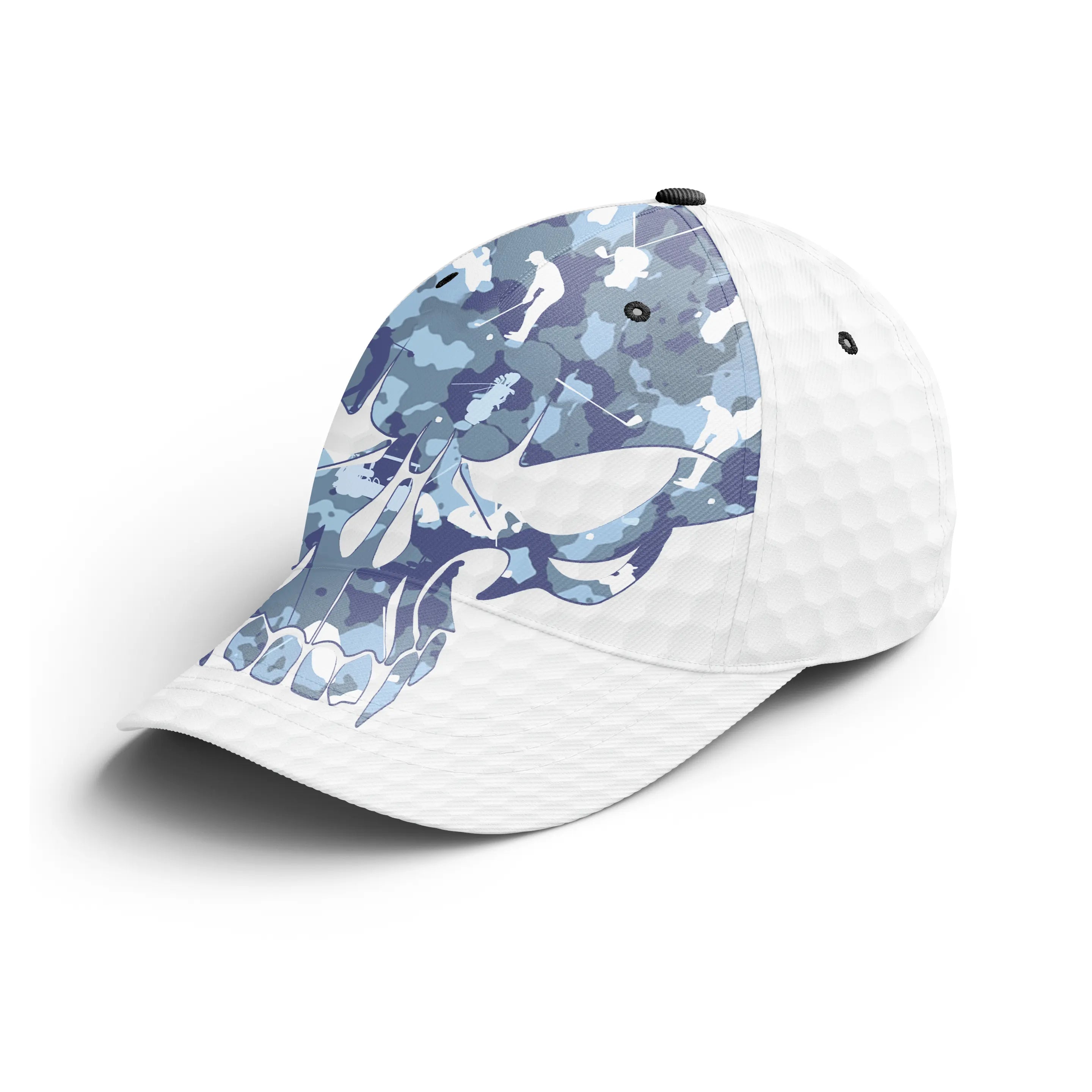 Chiptshirts - Casquette De Golf Performance, Motifs Crne Golf, Camouflage Forêt et Bleu, Cadeau Idéal Pour Fans De Golf - CTS300