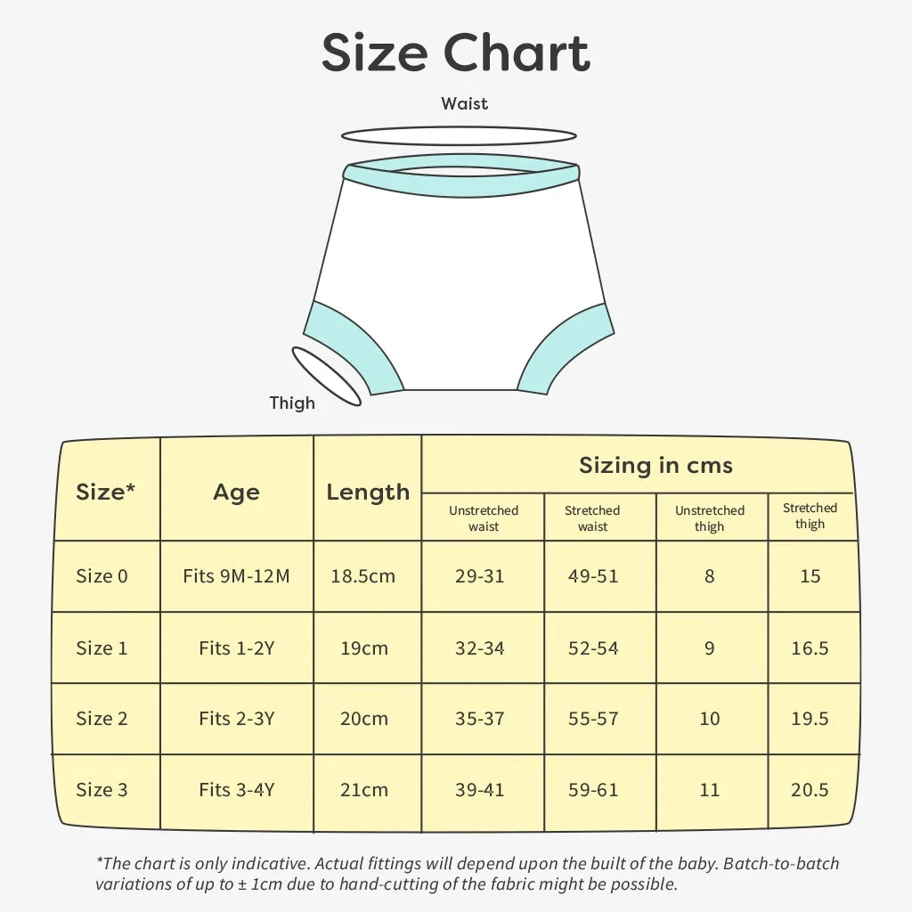 Choose Print and Size for 3 Padded Underwear