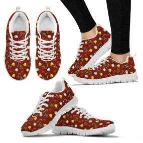 Christmas Bell & Ball Women's Sneakers