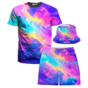 Cloudopia T-Shirt and Shorts with Bucket Hat Combo