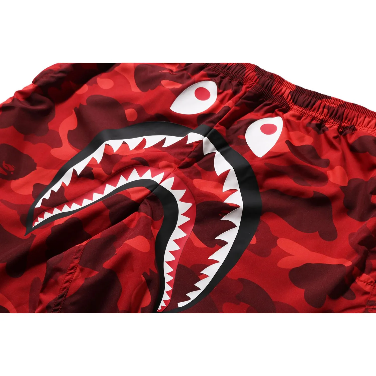 COLOR CAMO SHARK BEACH SHORTS MENS