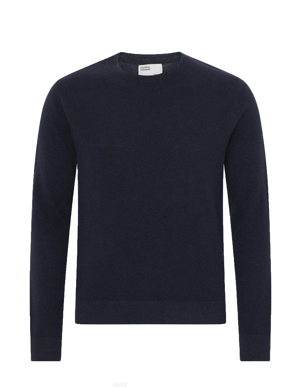 Colorful Standard Light Merino Wool Crew navy blue