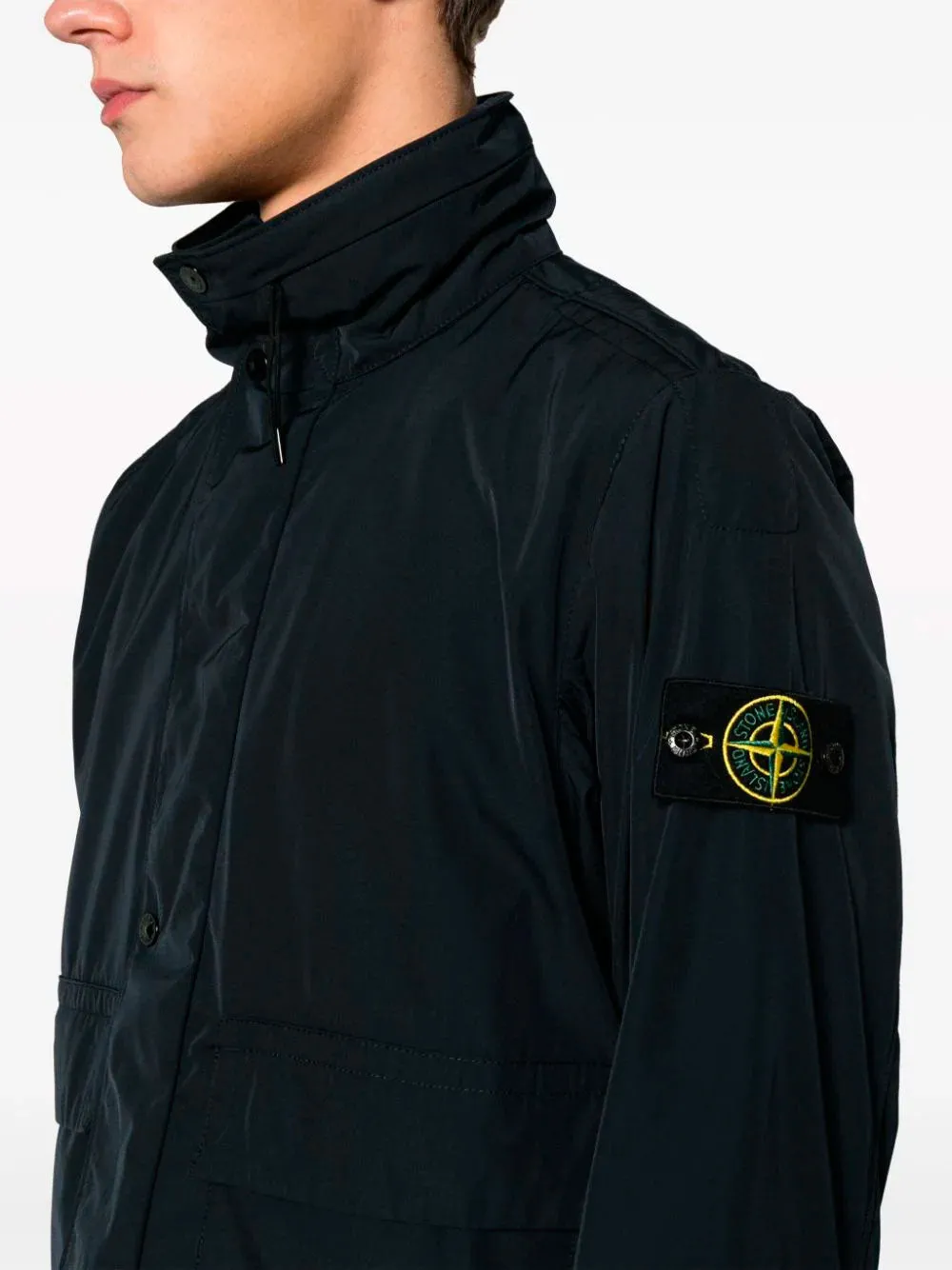 Compass-badge jacket