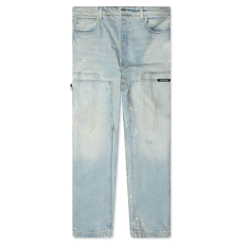 Denim Carpenter Pant - Light Blue