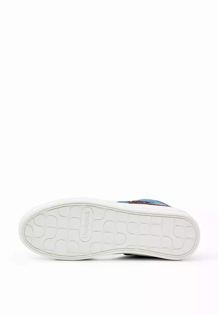 Desigual Desigual Patchwork mid-top sneakers.