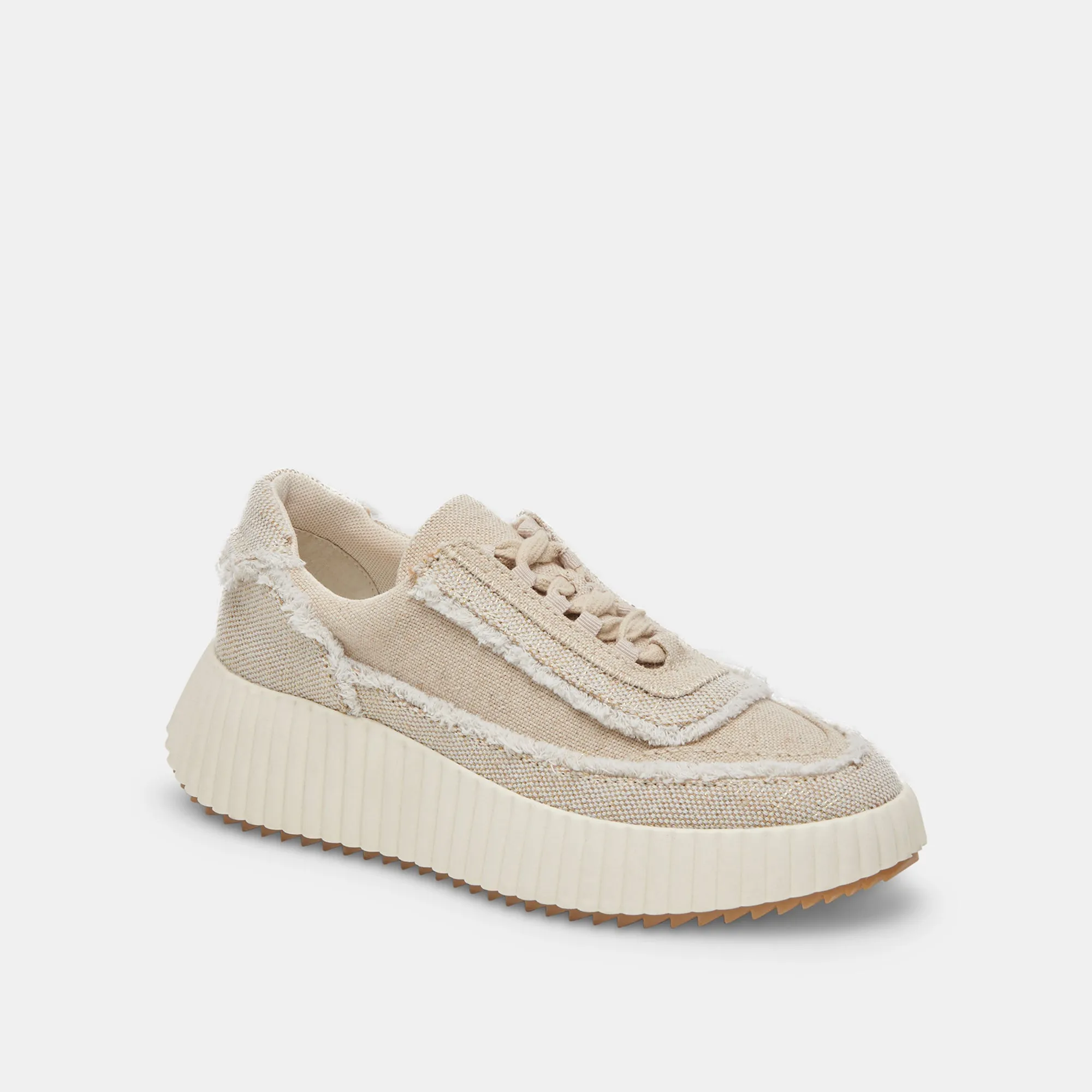 DOLEN FRAY SNEAKERS SAND CANVAS