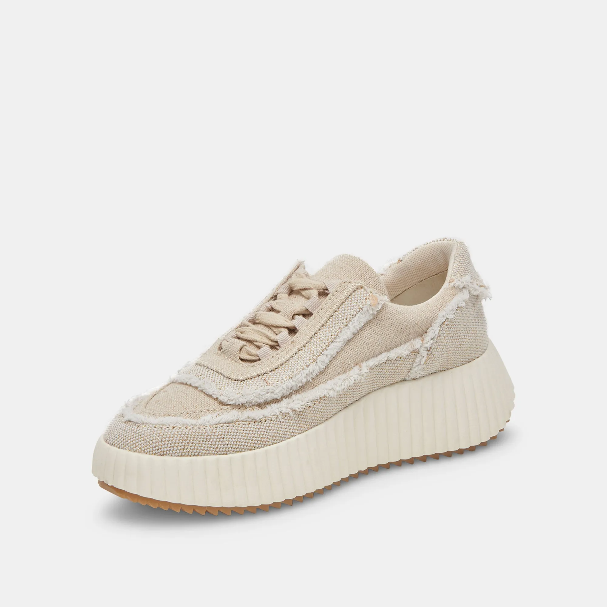 DOLEN FRAY SNEAKERS SAND CANVAS