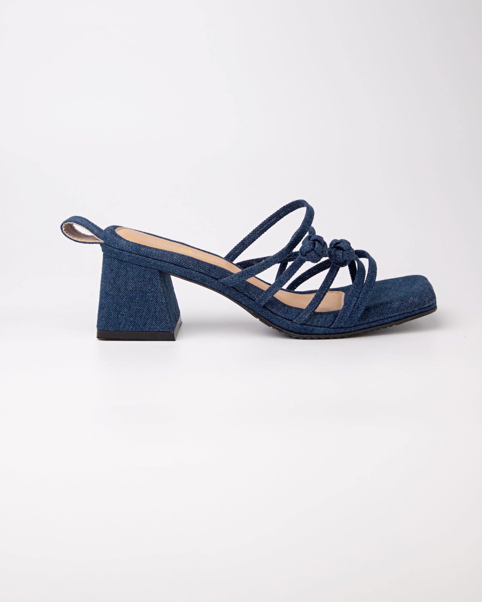 Double Chinese Knot Heels (Dark Denim)