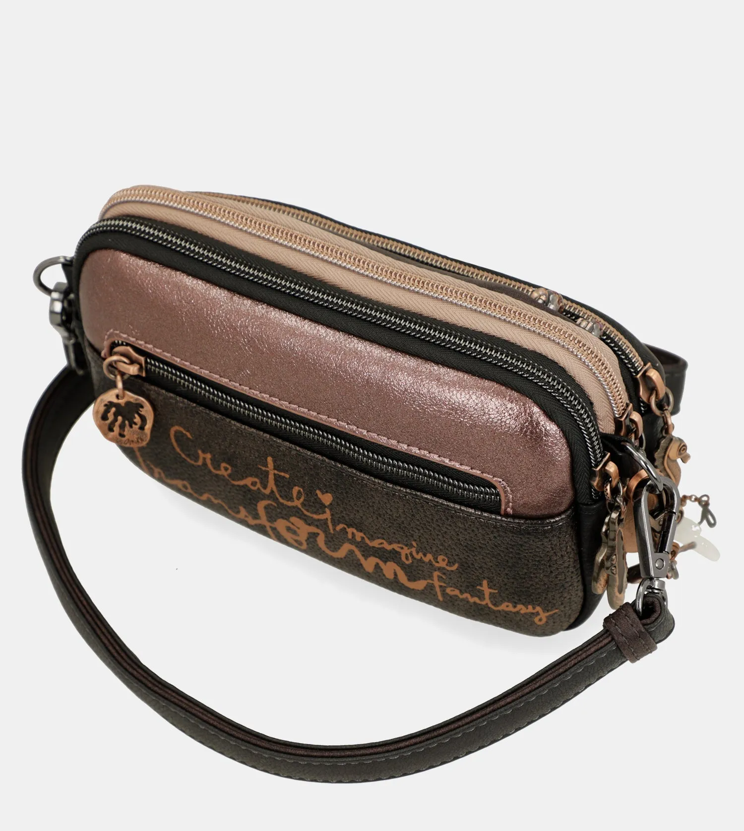 Dreamverse 2-compartment small crossbody bag