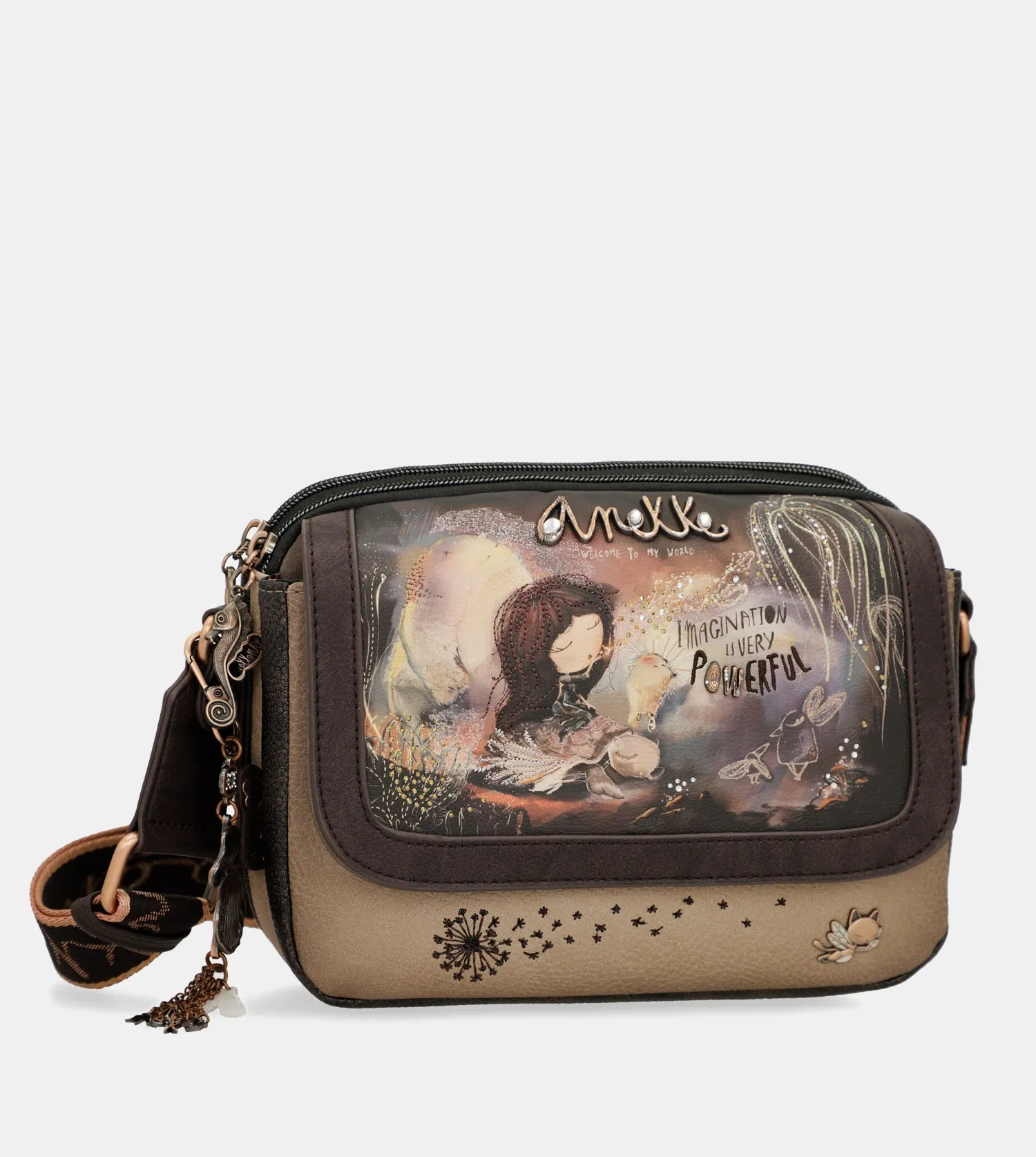 Dreamverse crossbody bag with flap