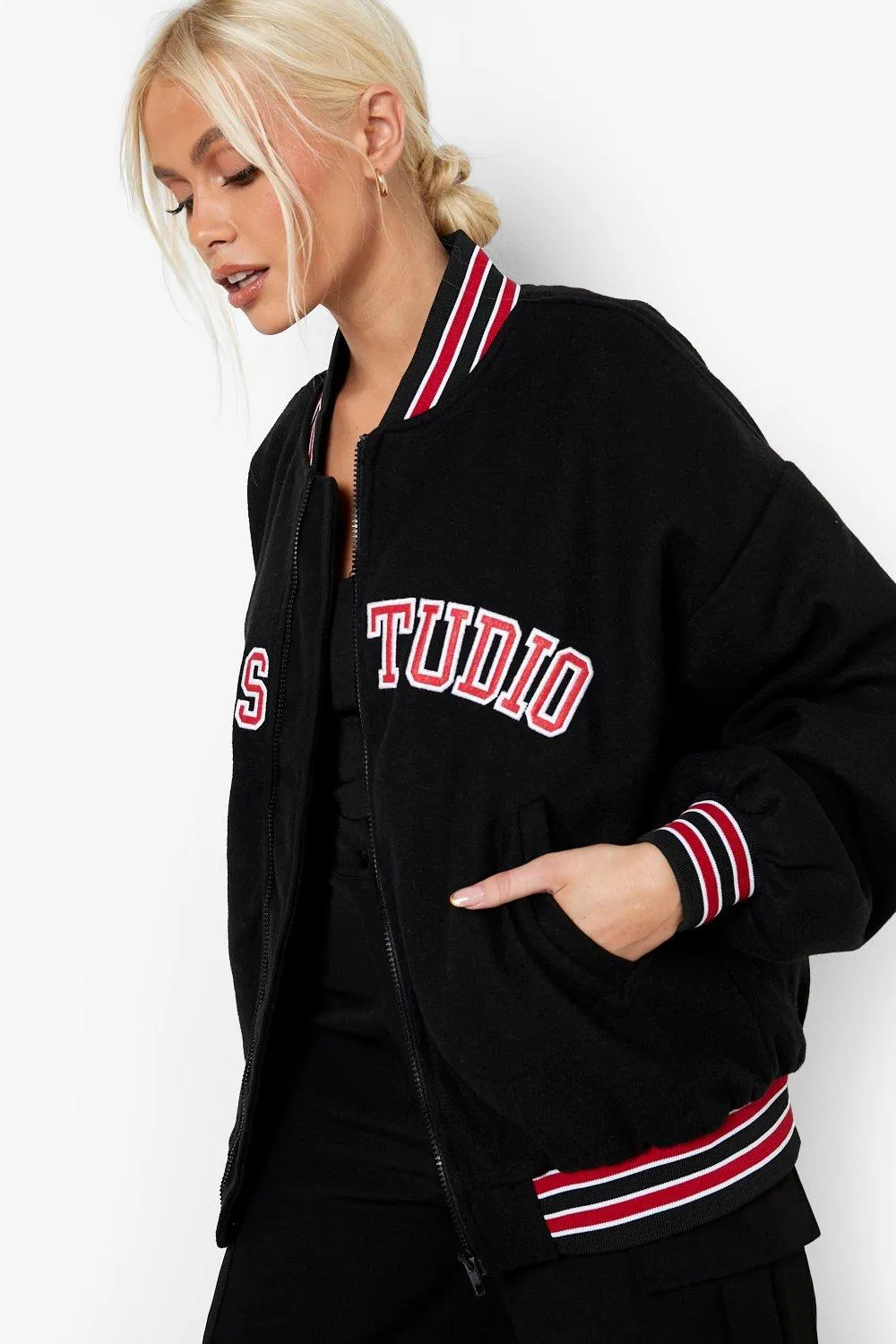 Dsgn Studio Varsity Bomber Jacket