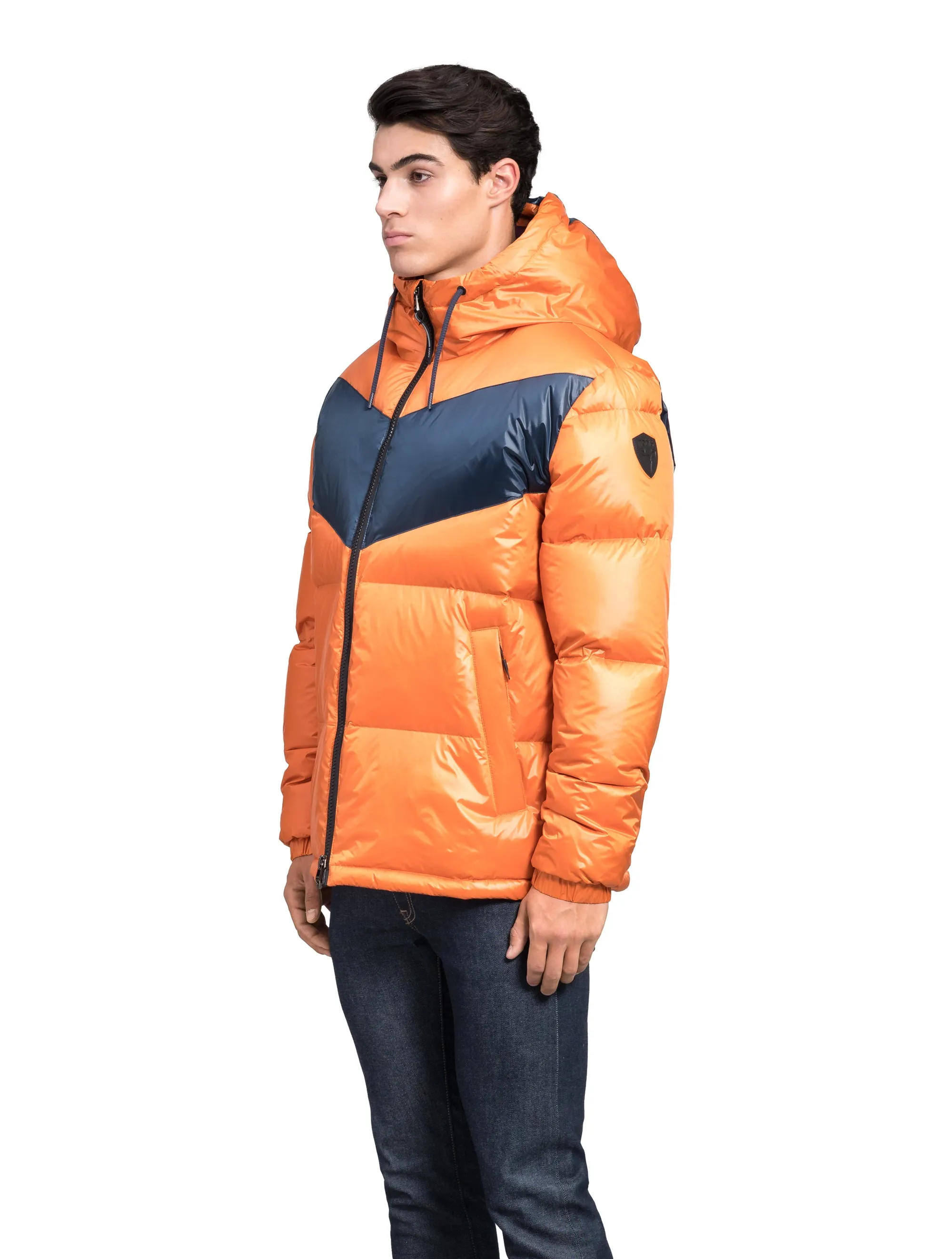 Dyna Men's Chevron Quilted Puffer Jacket