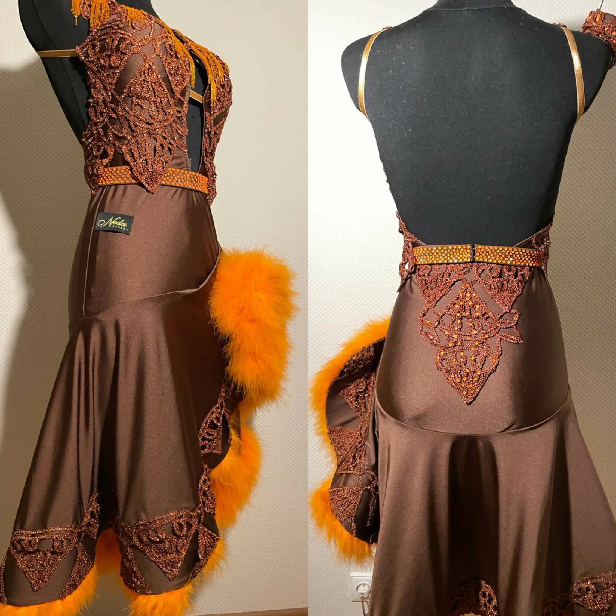 Earthy Enchantment Latin Dress